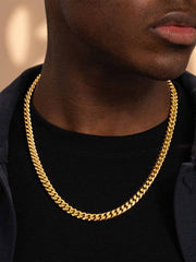 Cuban Link Chain -7MM - Gold