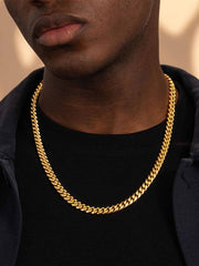 Cuban Link Chain -7MM - Gold