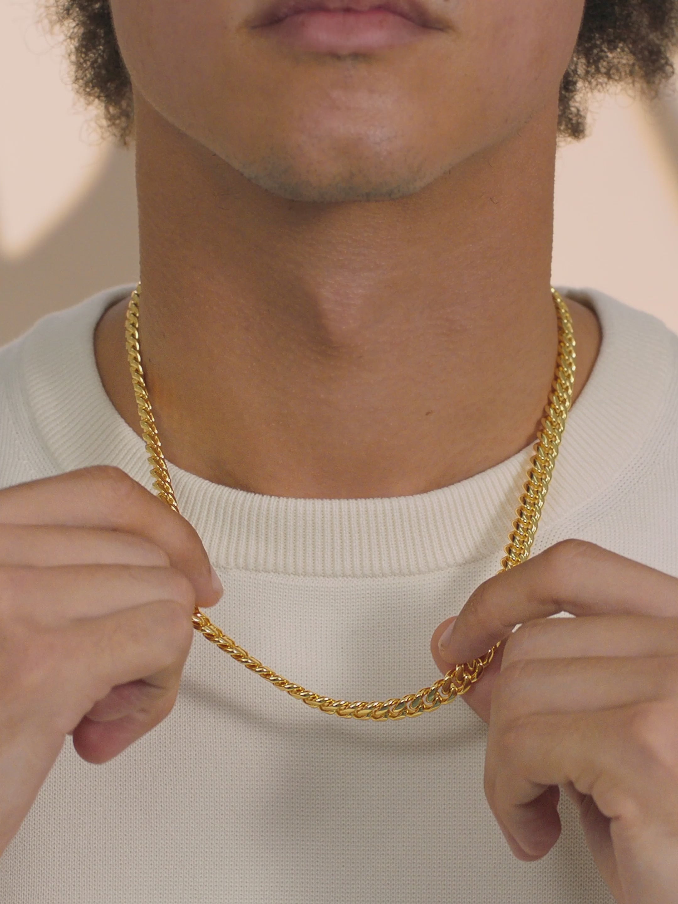 Cuban Link Chain -7MM - Gold