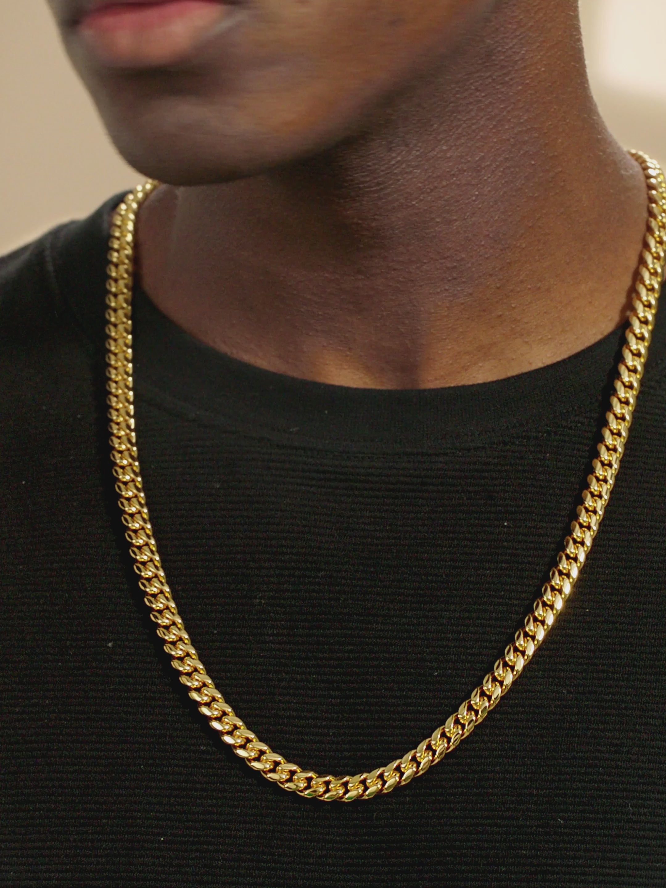 Cuban Link Chain-7MM - Gold