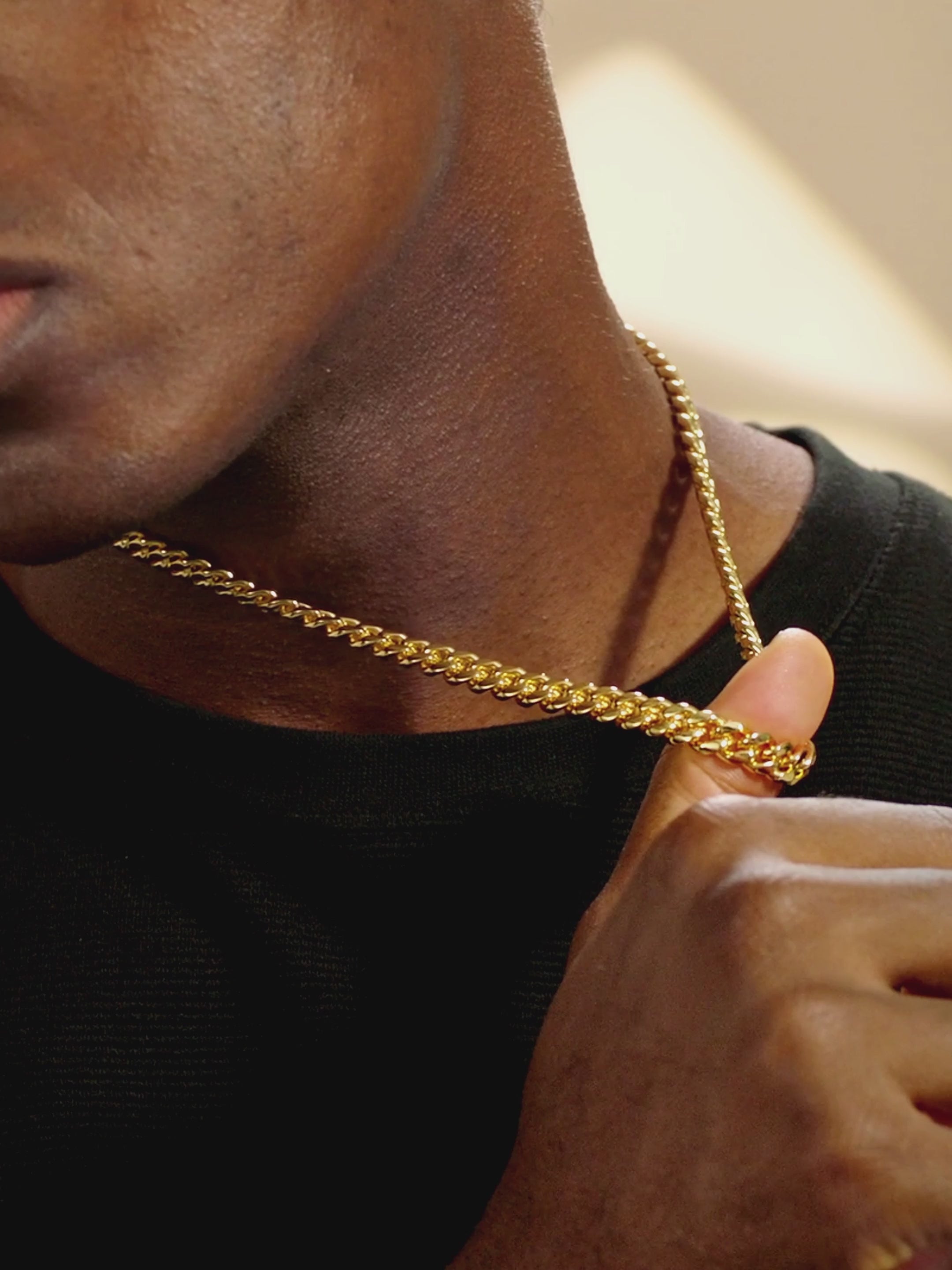 Cuban Link Chain-7MM - Gold