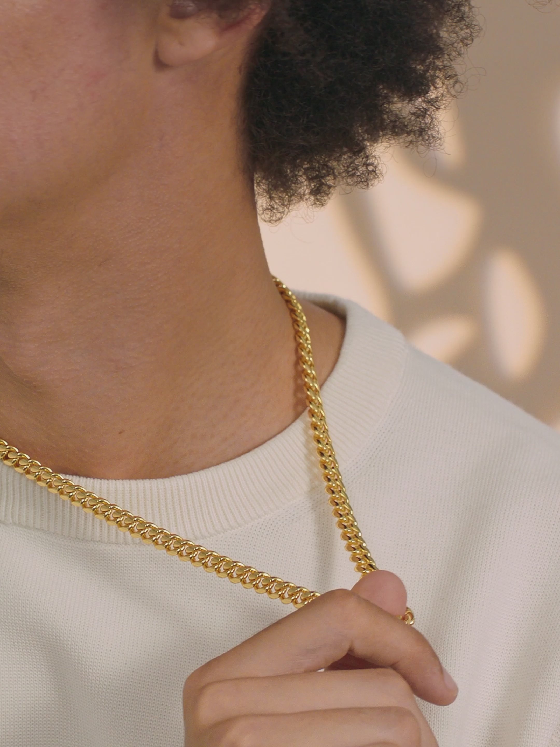 Cuban Link Chain-7MM - Gold