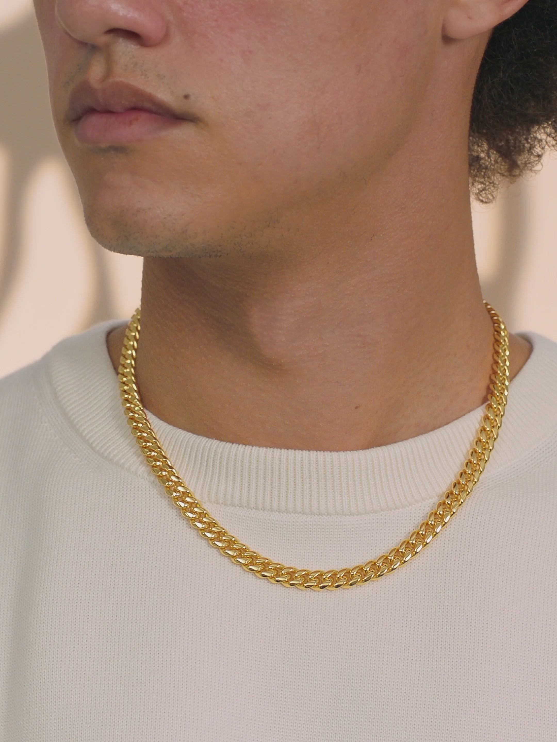 Cuban Link Chain-7MM - Gold