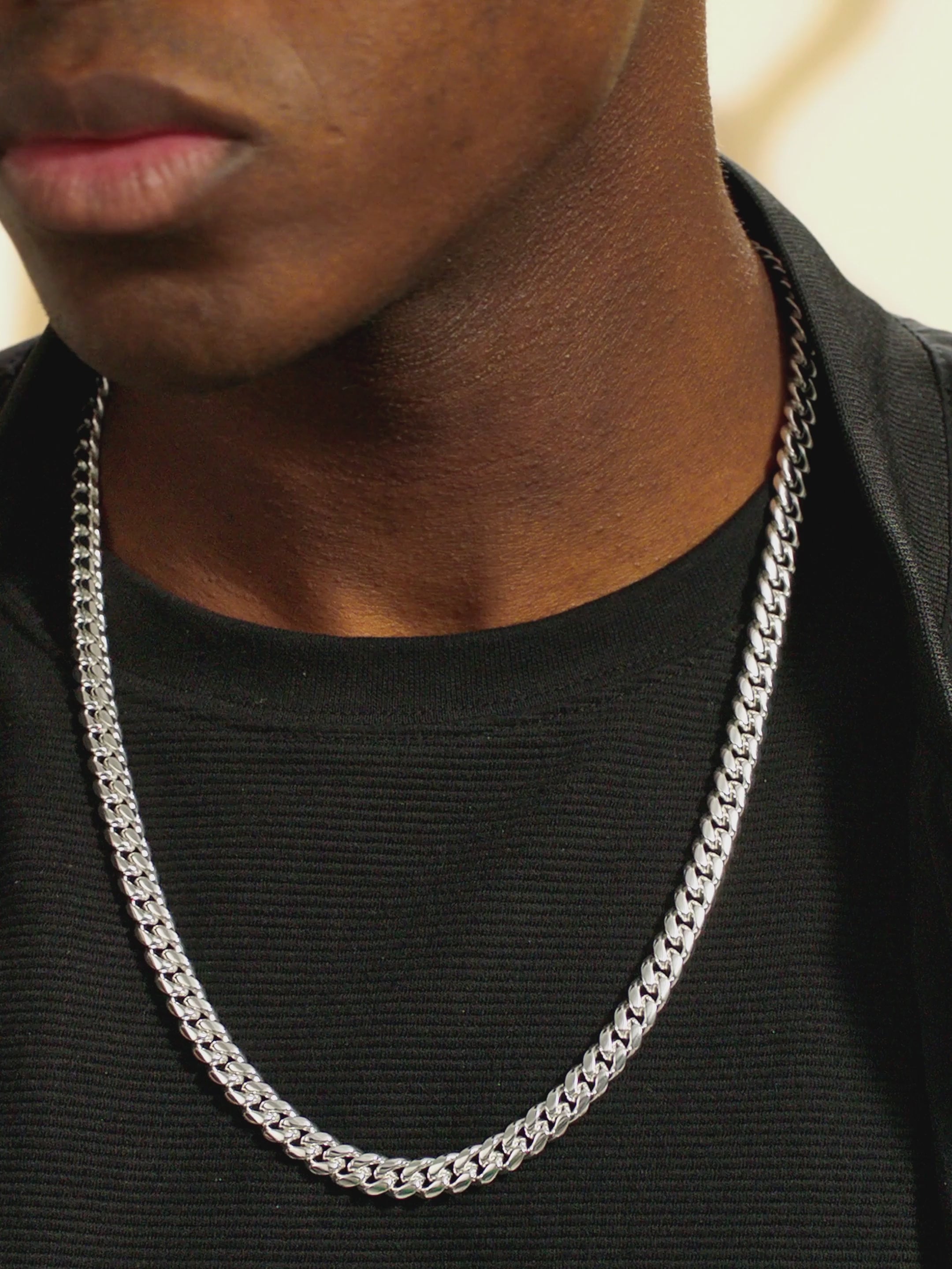 Cuban Link Chain-7MM - Silver