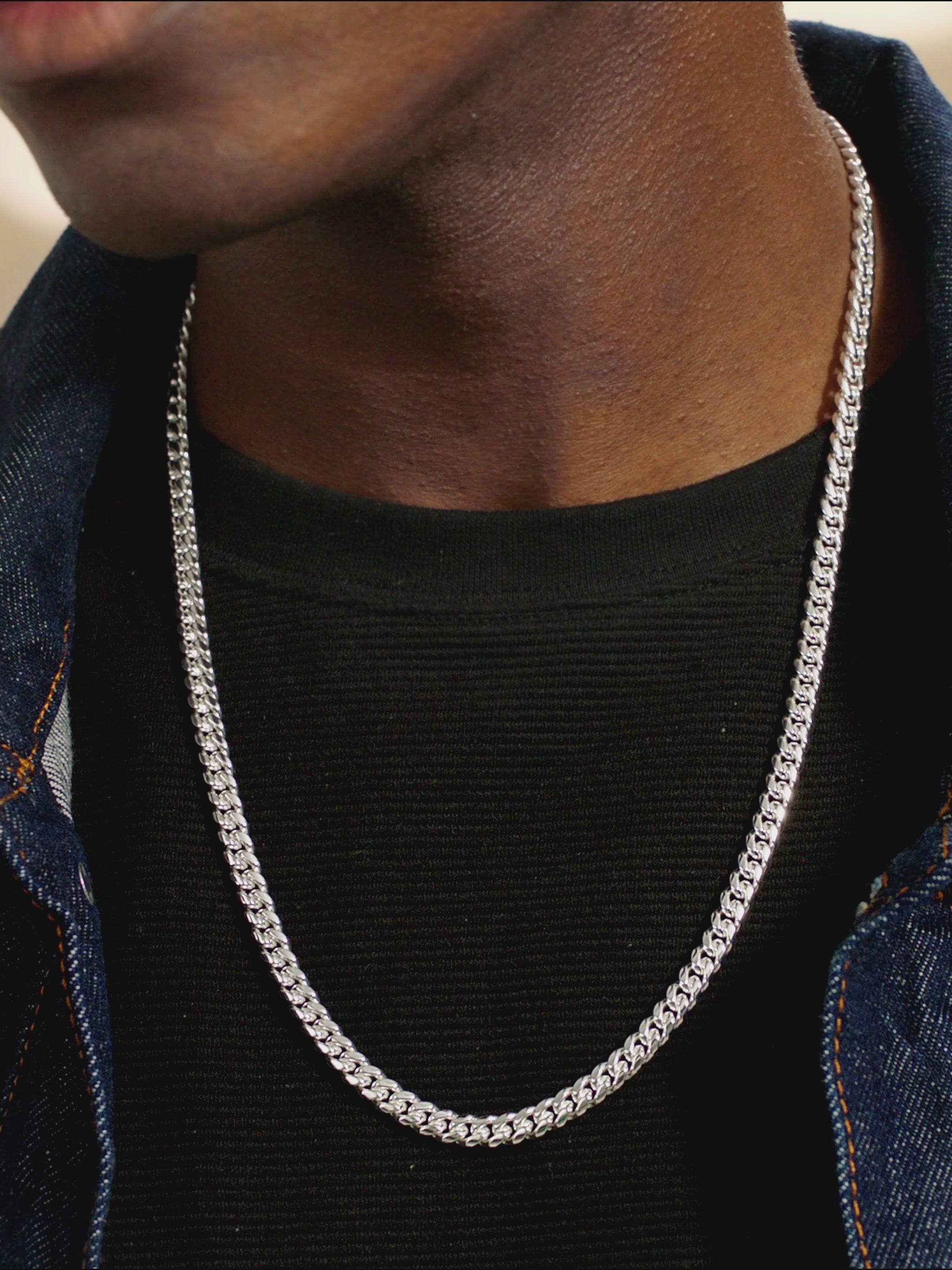 Cuban Link Chain -5MM - Silver