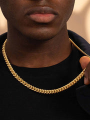 Cuban Link Chain-7MM - Gold