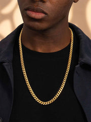 Cuban Link Chain-7MM - Gold