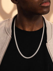 Cuban Link Chain-5MM - Silver