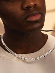 Cuban Link Chain-7MM - Silver