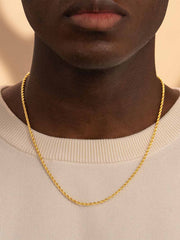 Rope Chain-2.5MM - Gold