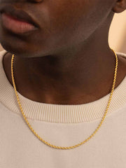 Rope Chain-2.5MM - Gold