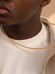 Rope Chain-4MM - Gold