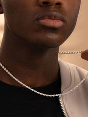 Rope Chain -4MM - Silver