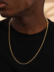 Round Box Chain-2.5MM - Gold