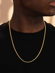 Round Box Chain -3MM - Gold