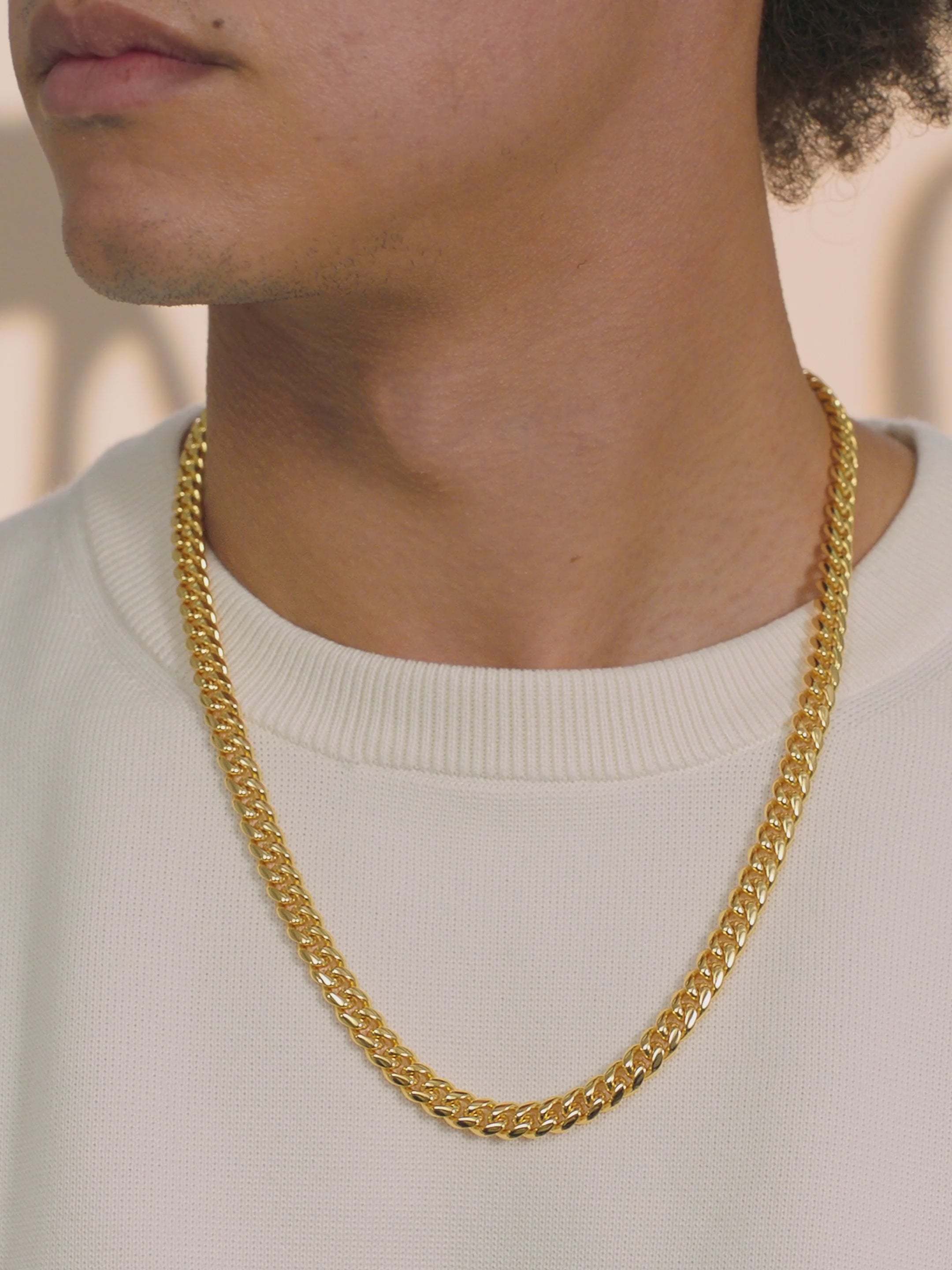 Cuban Link Chain-7MM - Gold