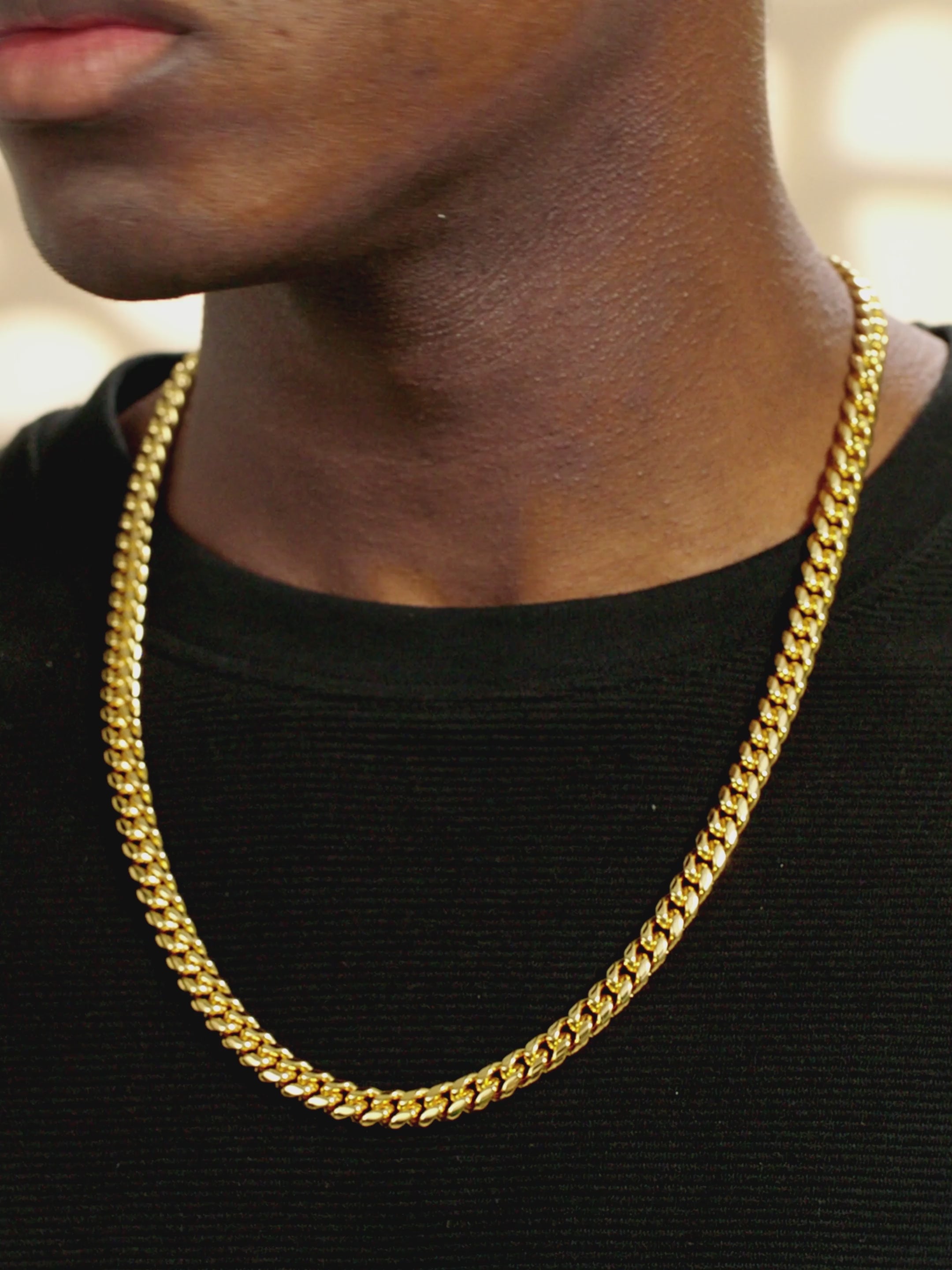 Cuban Link Chain-7MM - Gold