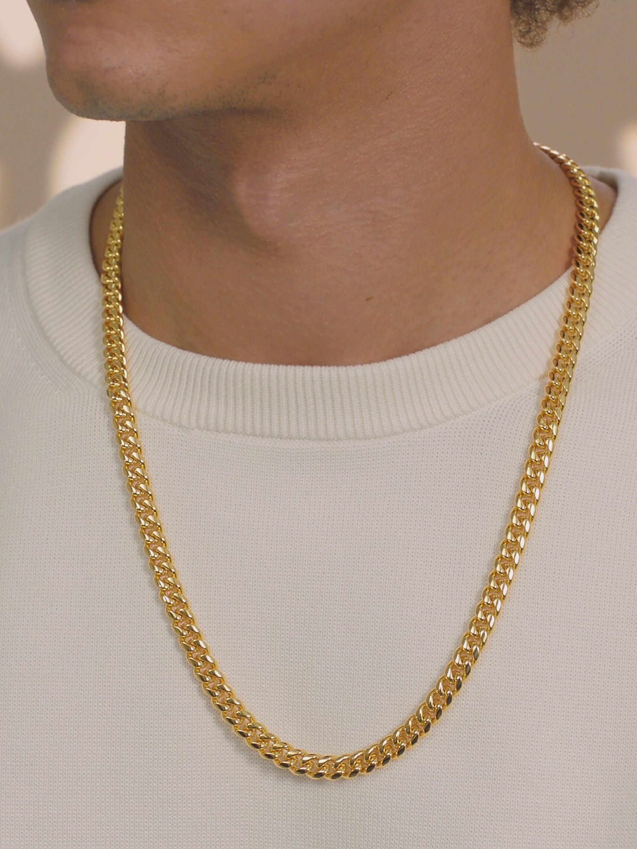 Cuban Link Chain-7MM - Gold